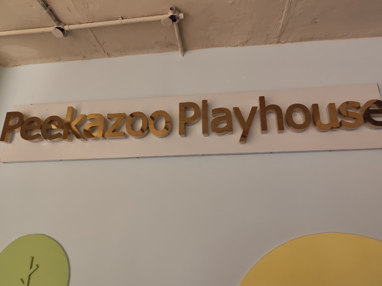 Peekazoo Playhouse dimensional letters